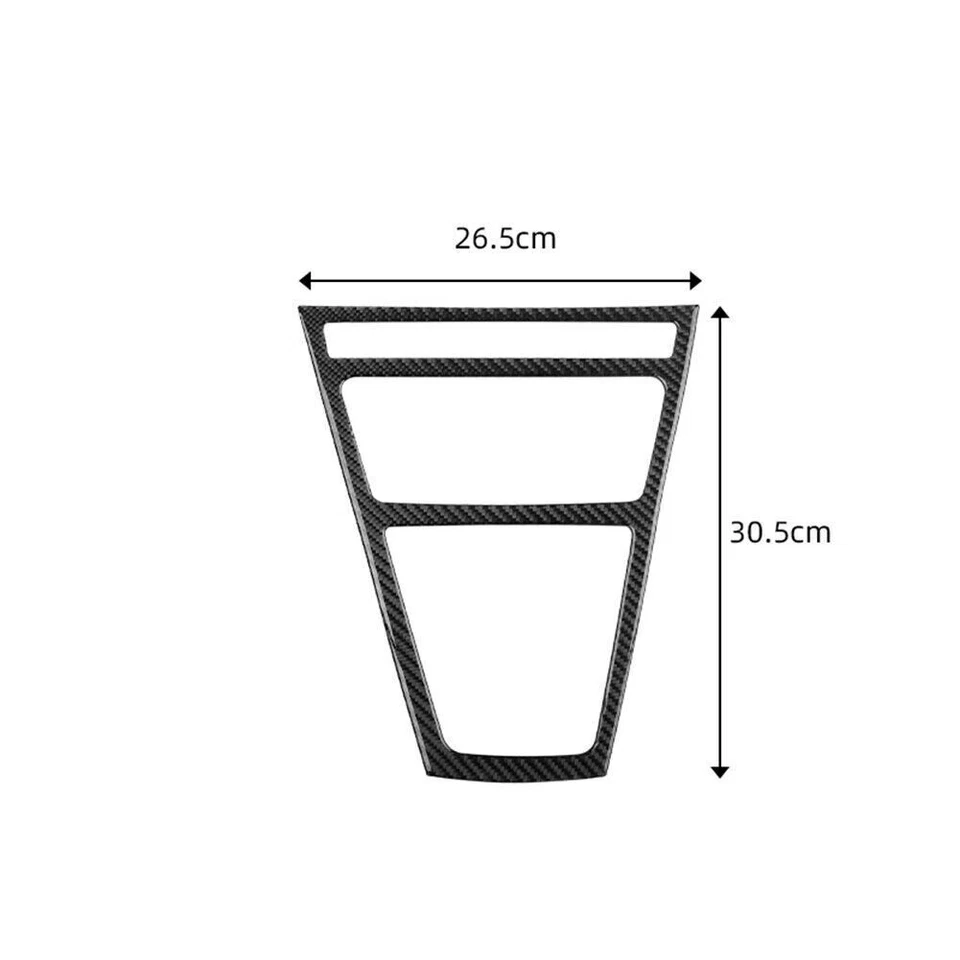 For BMW X3 E83 2004-2010 Carbon Fiber Car Interior Gear Shift Frame Cover Trim — 第 2/4 张图片