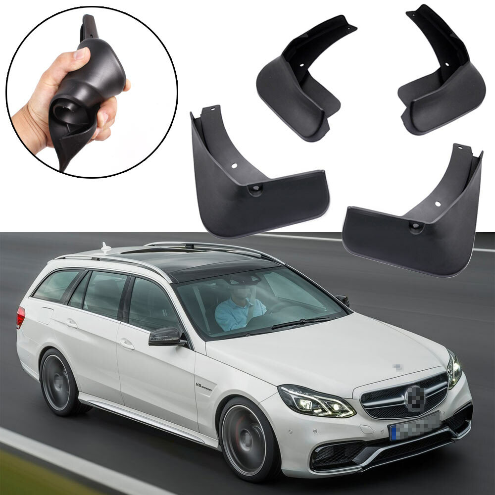 Car Mudflaps Splash Guard Fender Mudguard for Mercedes-Benz E63 AMG Estate 14-16