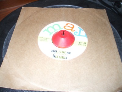 FRED CARTER Mansion on the Hill / Anna I Love You 45 RECORD MAY RECORDS #143