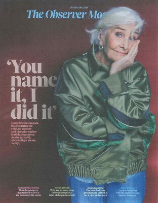 Observer Magazine: Sheila Hancock, Felicity Montagu, Allegra McEvedy, 2.2.25
