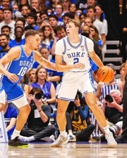 Duke Blue Devils COOPER FLAGG Glossy 8x10 Photo Scrimmage Poster