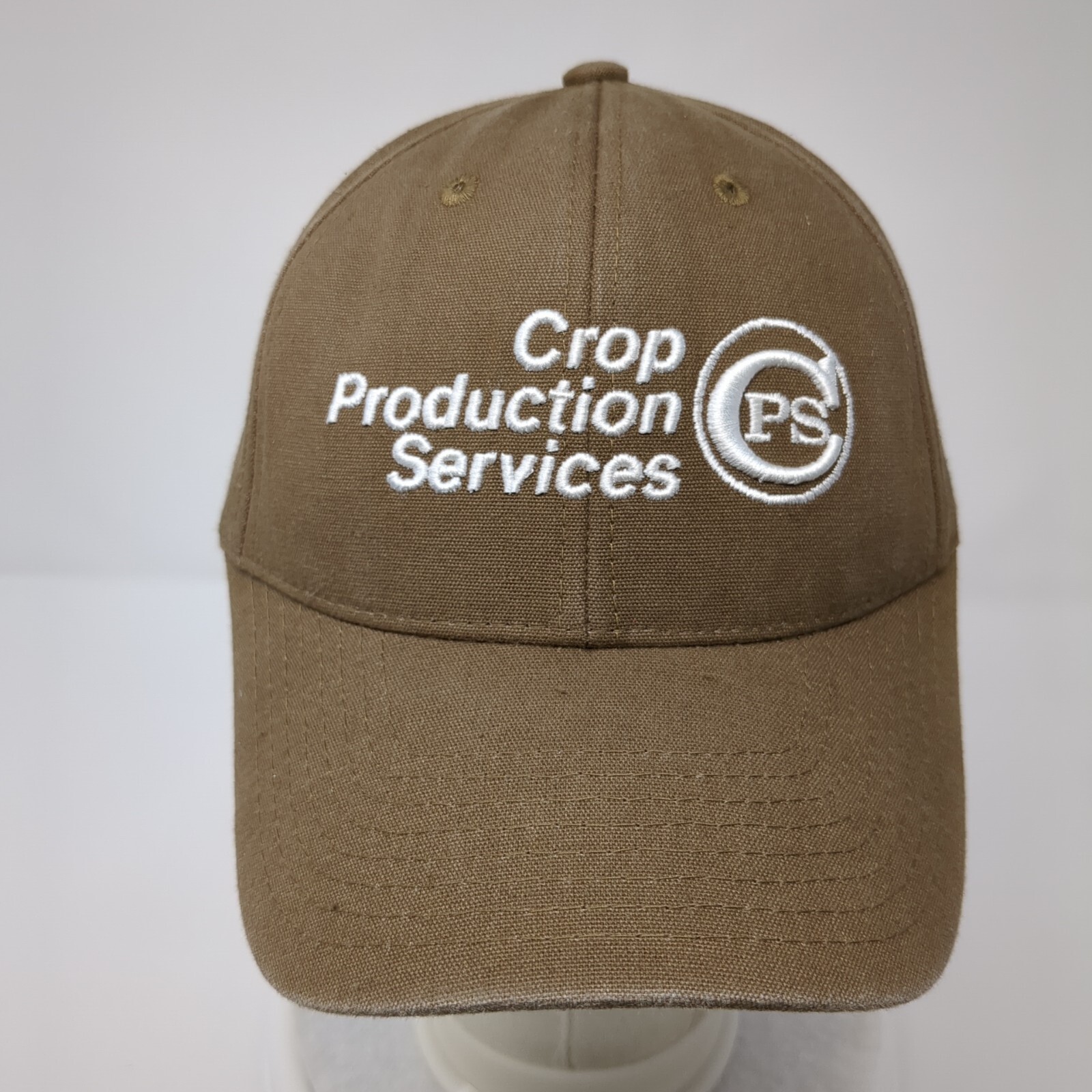 Crop Production Services Strapback Hat Brown OSFA… - image 2