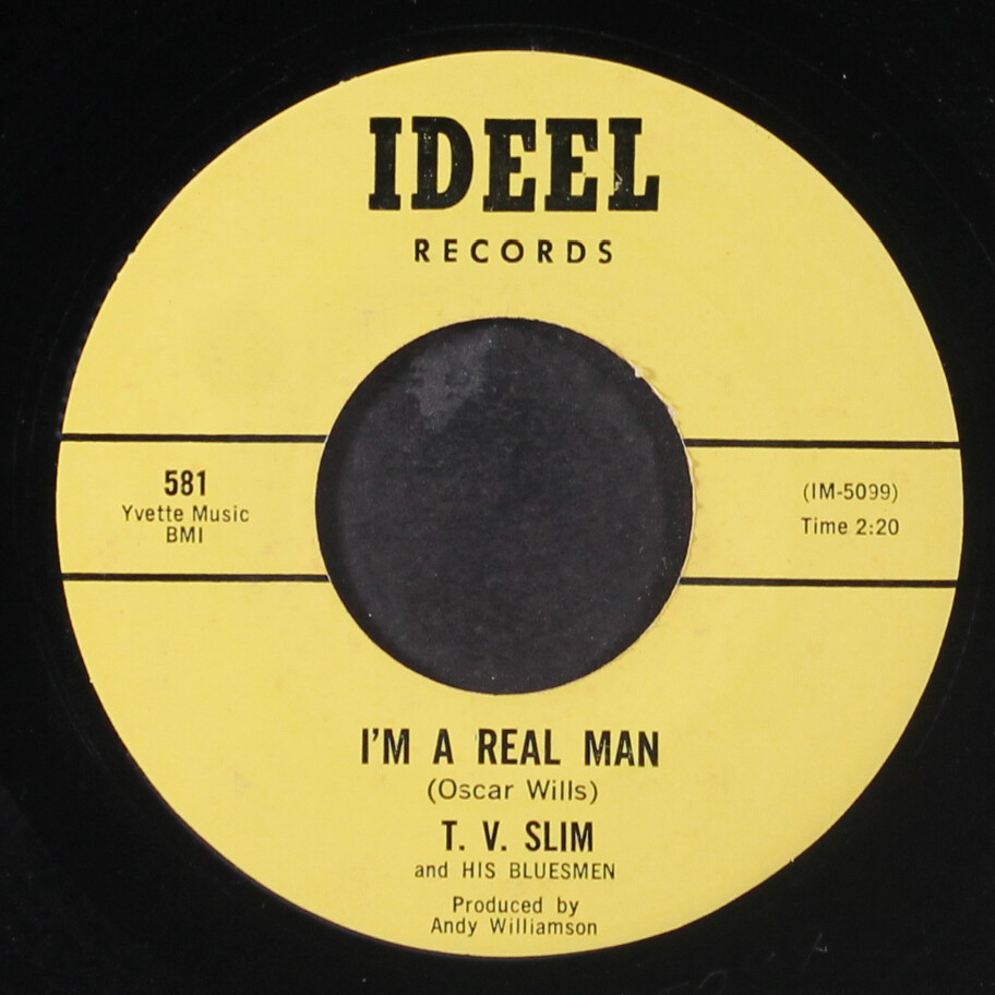 TV SLIM: you won't treat me right / i'm a real man IDEEL 7" Single 45 RPM