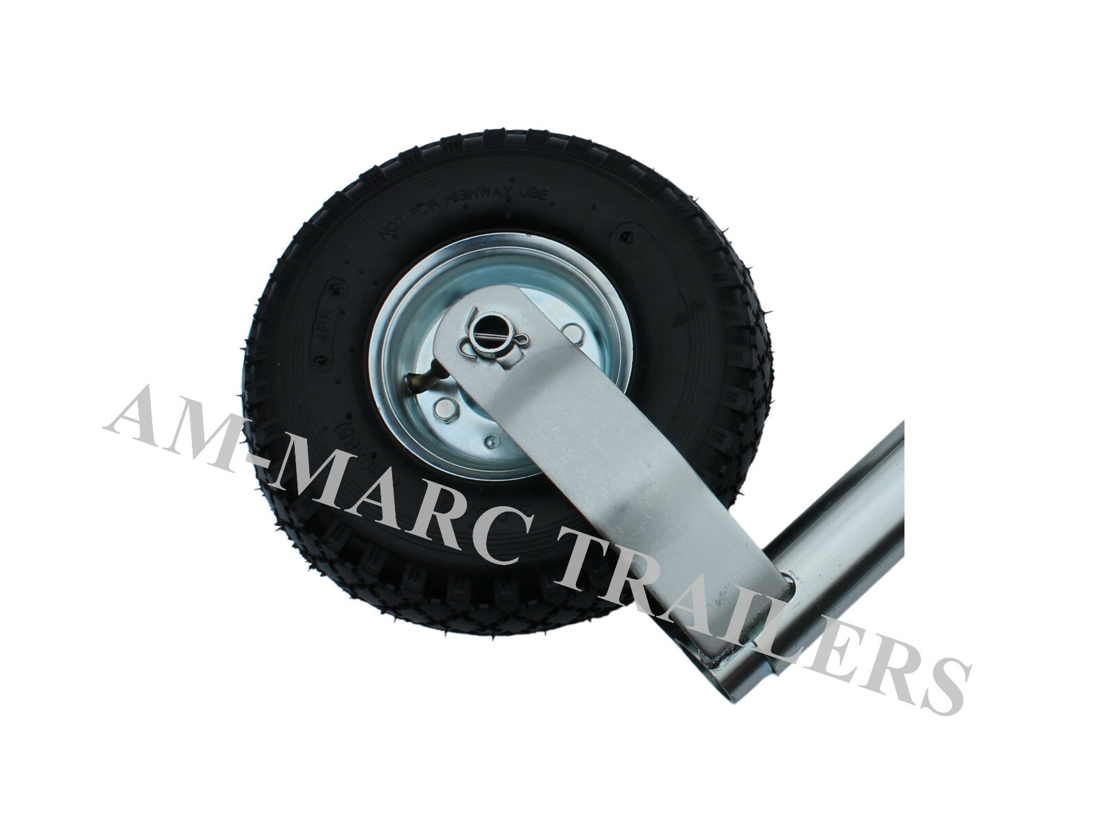 Pneumatic Jockey Wheel Heavy Duty Caravan Trailer 48mm Caravan Trailer