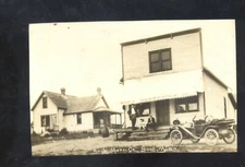 REAL PHOTO BOCK MINNESOTA DOWNTOWN GENERAL STORE POSTCARD COPY