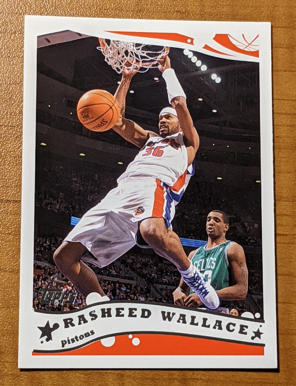 Rasheed Wallace 2005 Topps #154 Detroit Pistons NBA Basketball 