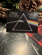 Pink Floyd Dark Side Moon vtg sticker Decal Tour Concert Rare Vinyl Glitter 5  