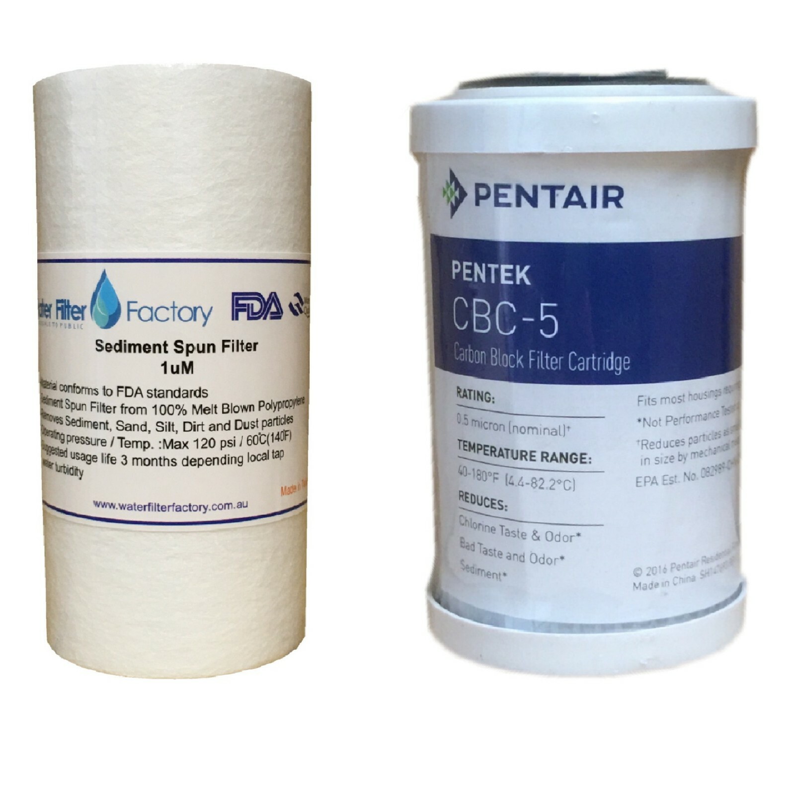 Matrikx 5uM Water Filters Carbon HiVol Chlorine Chloramines Chemical