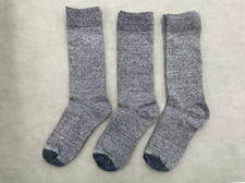 3 pair Bombas Women's All-Purpose Performance Calf Socks gray Size M