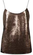 Ted Baker Alodie Sequin Front Cami Small Size RT 195