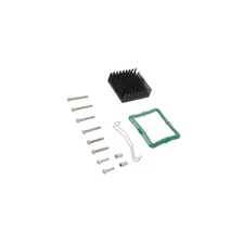 ATS-61400K-C1-R0 Radiator: Embossed Ribbed Black L: 40mm W: 40mm H: 14.5mm Adv