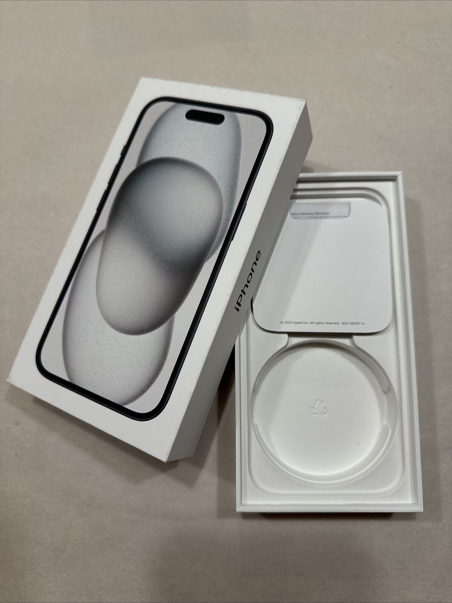 Apple iPhone 15 Black 128GB - Empty Box ONLY | eBay