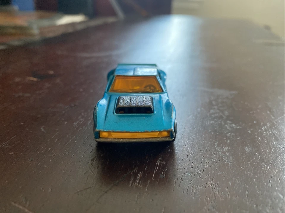 ВИНТАЖНЫЙ 1982 MATCHBOX LESNEY SUPERFAST NO9 AMX КОПЬЕ АВТОМОБИЛЬ СИНИЙ АКВА БИРЮЗОВЫЙ Б/У В ОТЛИЧНОМ СОСТОЯНИИ - Изображение 2 из 4