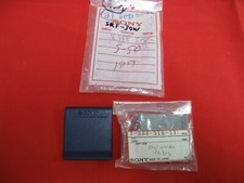 LOT OF 2 NOS Vintage Sony BELT CLIPS FOR FM Walkman SRF-30W blue and grey