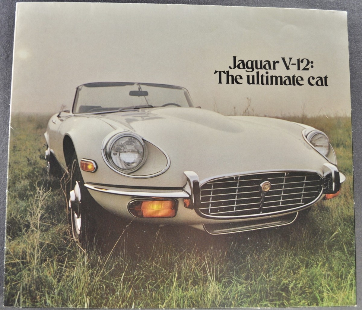 1971 Jaguar V12 XK-E Type Brochure Coupe Convertible Excellent