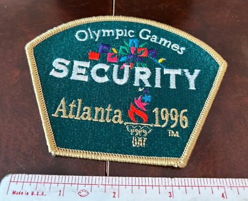 1996 Atlanta, Georgia Olympic Games Security Police Shoulder Patch Georgia