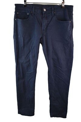 LEVI'S 511 Button Blue Slim Fit Jeans Größe W32 L30 Herren Freizeit Outdoor
