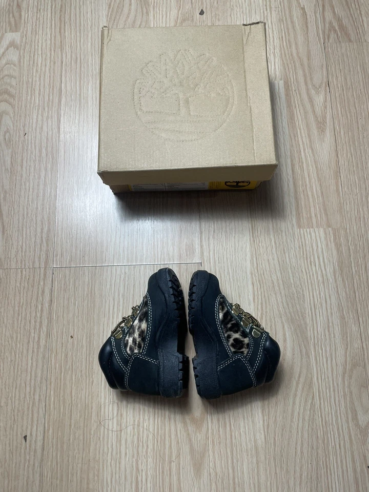 Timberland 40880 Botas de Campo Leopardo Lujo Marrón Talla Niño Talla 5 Foto 4 de 4