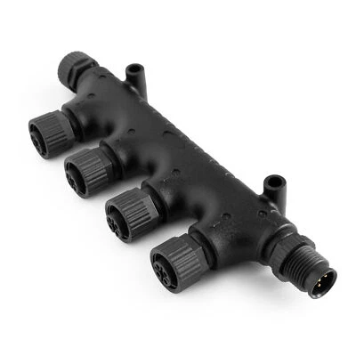 NMEA 2000 5-poliger 4 Ports T-Stecker Anschluss IP67 passend für N2K Multiport