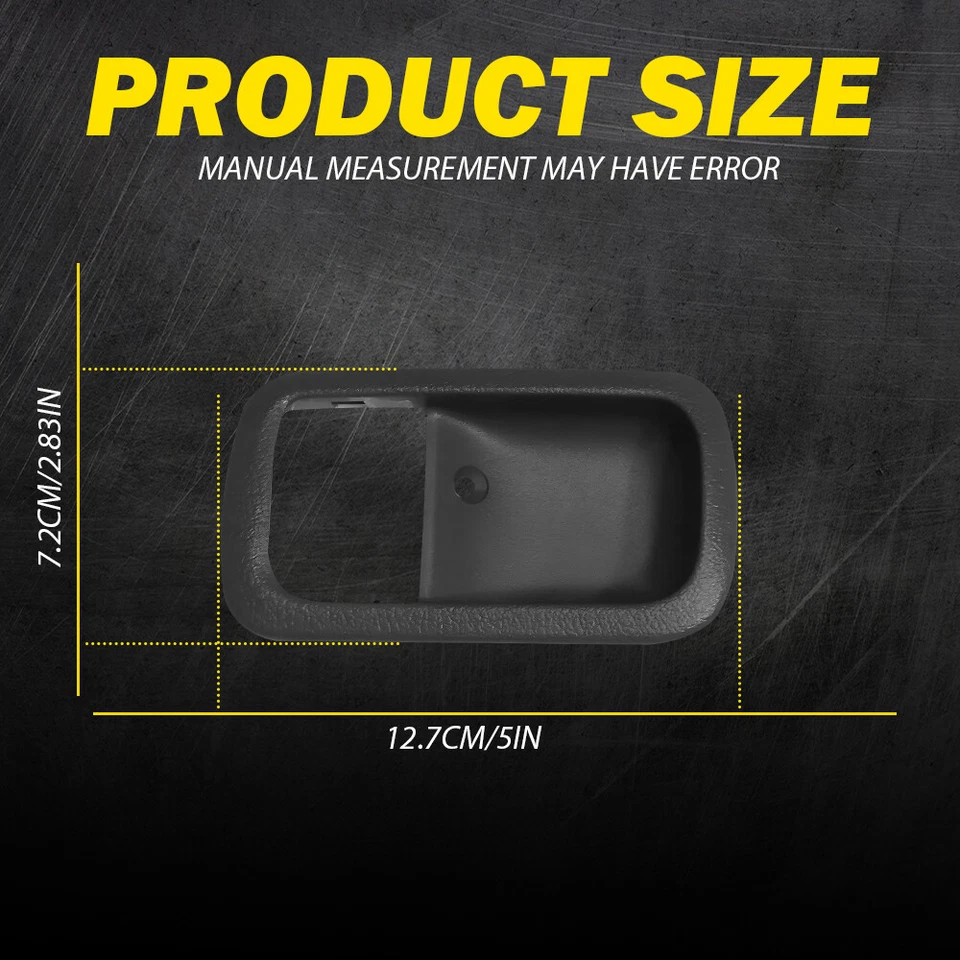 Cubierta de bisel de manija de puerta interior B para Toyota LAND CRUISER FJ80 FZJ80 LX450 1991-97 Foto 4 de 4