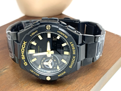 Casio G-Shock Men's Watch GSTB500 Bluetooth Tough Solar Black Dial