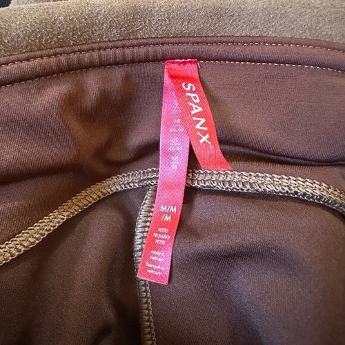 SPANX faux suede leggings M - Picture 4 of 4