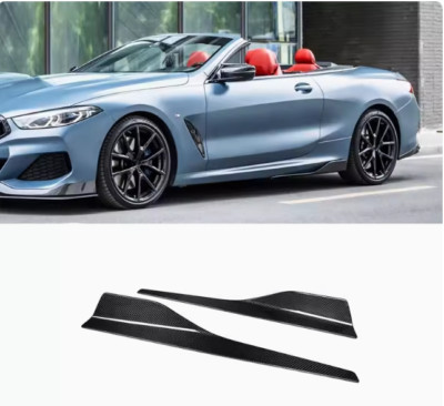 Carbon Fiber Side Skirt Bodykit Spoiler Lip Trim For BMW 8 Series 20-22 AC-Style