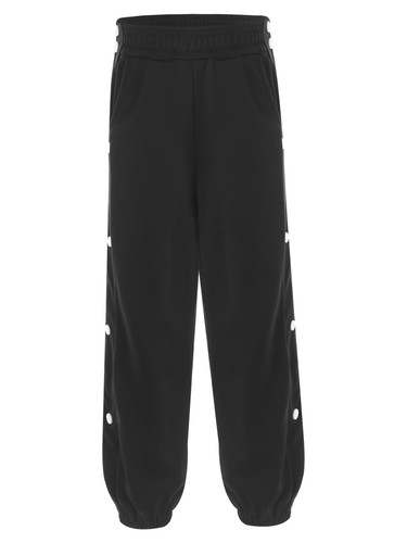 Kids Boys Side Split Buttons Sweatpants for Sports Workout Basketball Pants - Picture 7 of 33