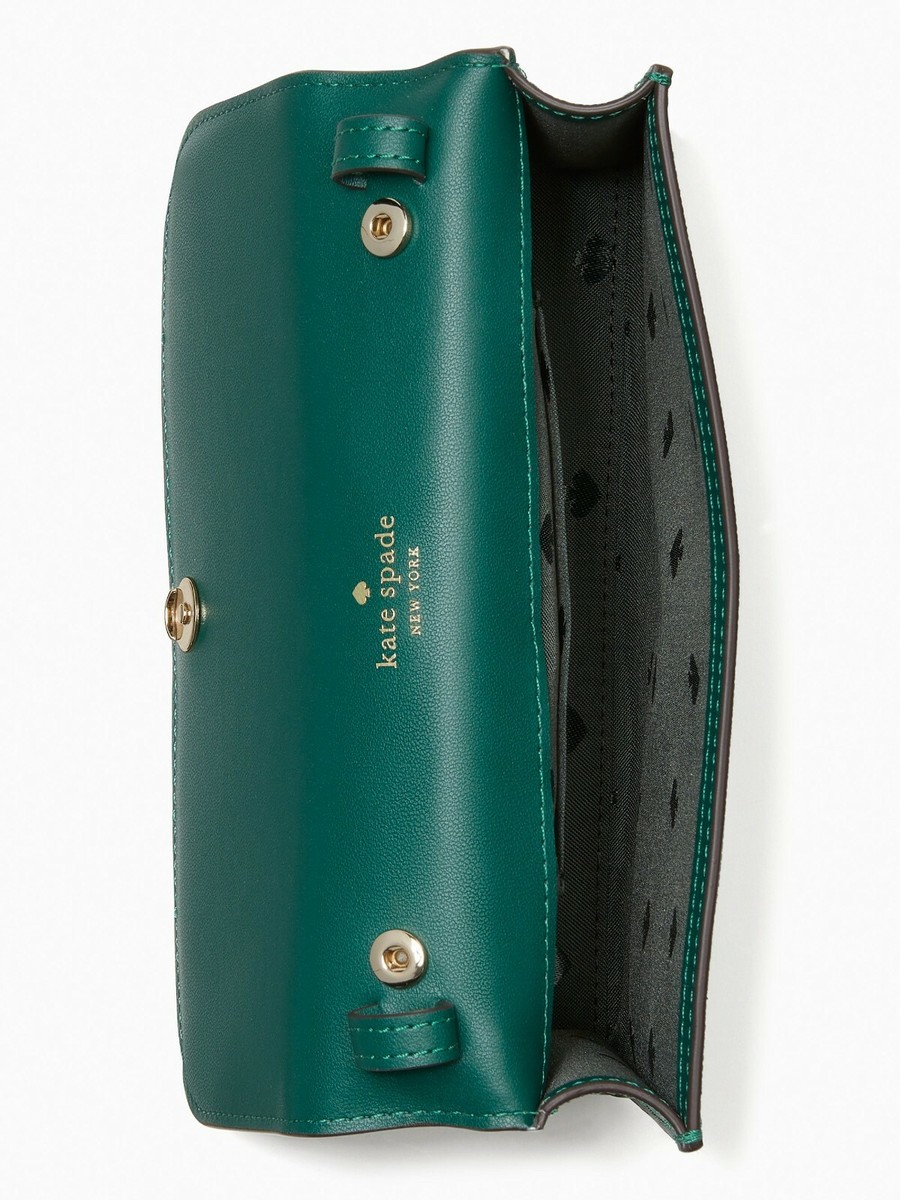 NWB Kate Spade Brynn Flap Crossbody Deep Jade Green K4804 $239