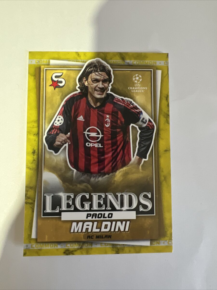 Paolo Maldini SUPER STARS 22/23 Card # 197. New Condition Paolo Maldini SUPER STARS 22/23 Card # 197. New Condition
