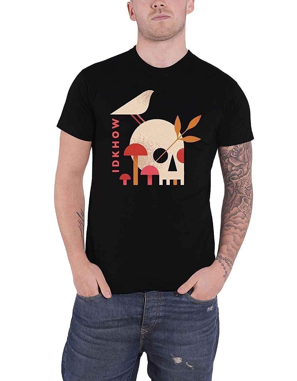 Idkhow: Mushroom Skull (T-Shirt Unisex Tg. XL) -
