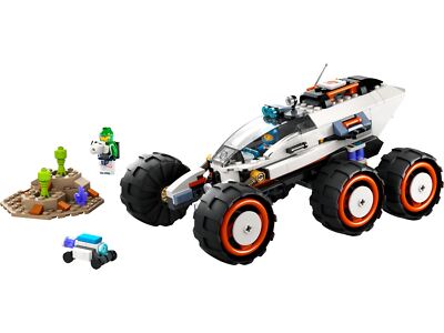 LEGO 60431 CITY Space Explorer Rover and Alien Life Planet Scene