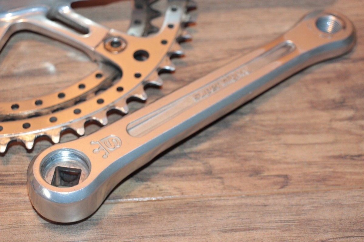 Vintage Sugino Super Mighty Crankset 170 52 / 42 Drillium