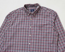 Men's GANT Stretch Oxford Check Shirt Regular Multicolor Long Sleeve size XL