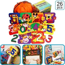 MokiDoki Learning Number Puzzles for Toddlers - Preschool Educational Toys