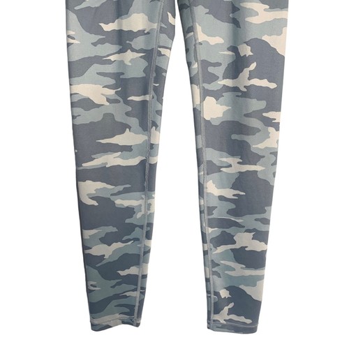 ATHLETA GIRL Light Blue Camo High-Waist Side Pocket Full Length Leggings XL/14 - Picture 5 of 7