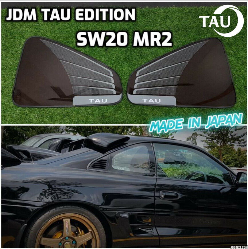 JDM 90-99 SW20 MR2 Rear Side Quarter Window Visor Shade (TAU Edition) ~VERY  RARE