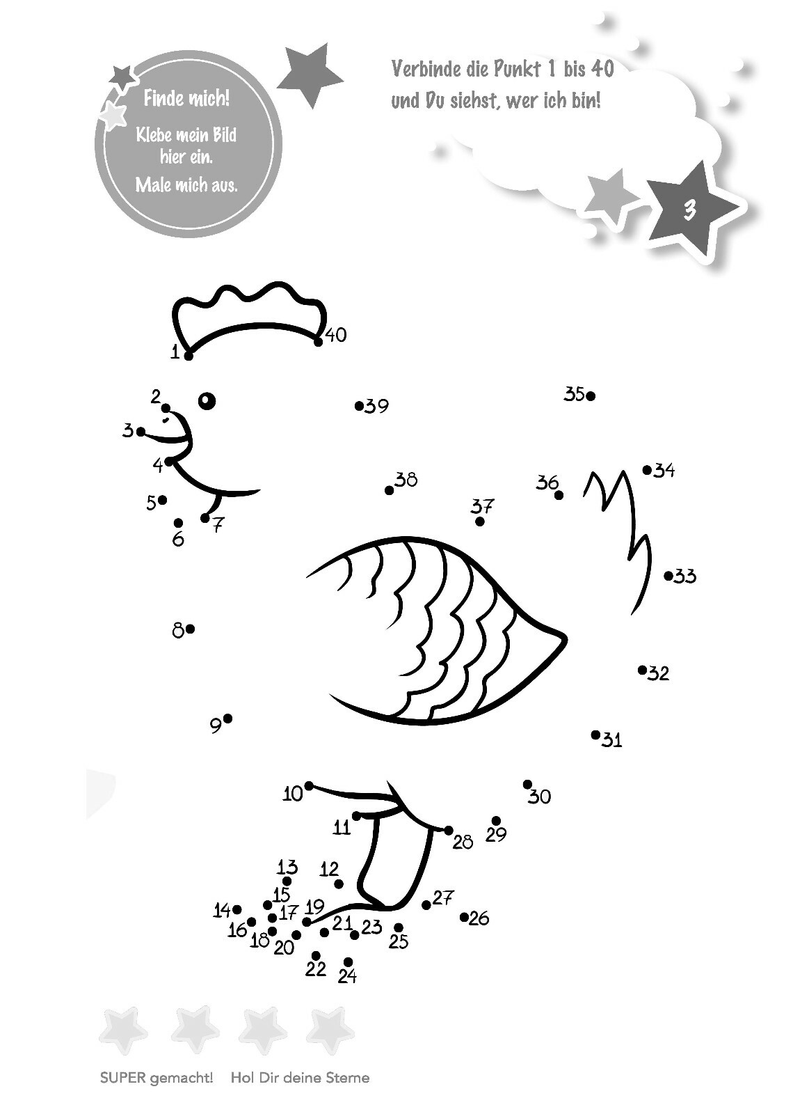 Thumbnail - Von Punkt Zu Punkt Malrätsel – 1 Bis 100