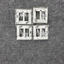 Pass & Seymour Nylon Wall Plate 2 Gang White ...