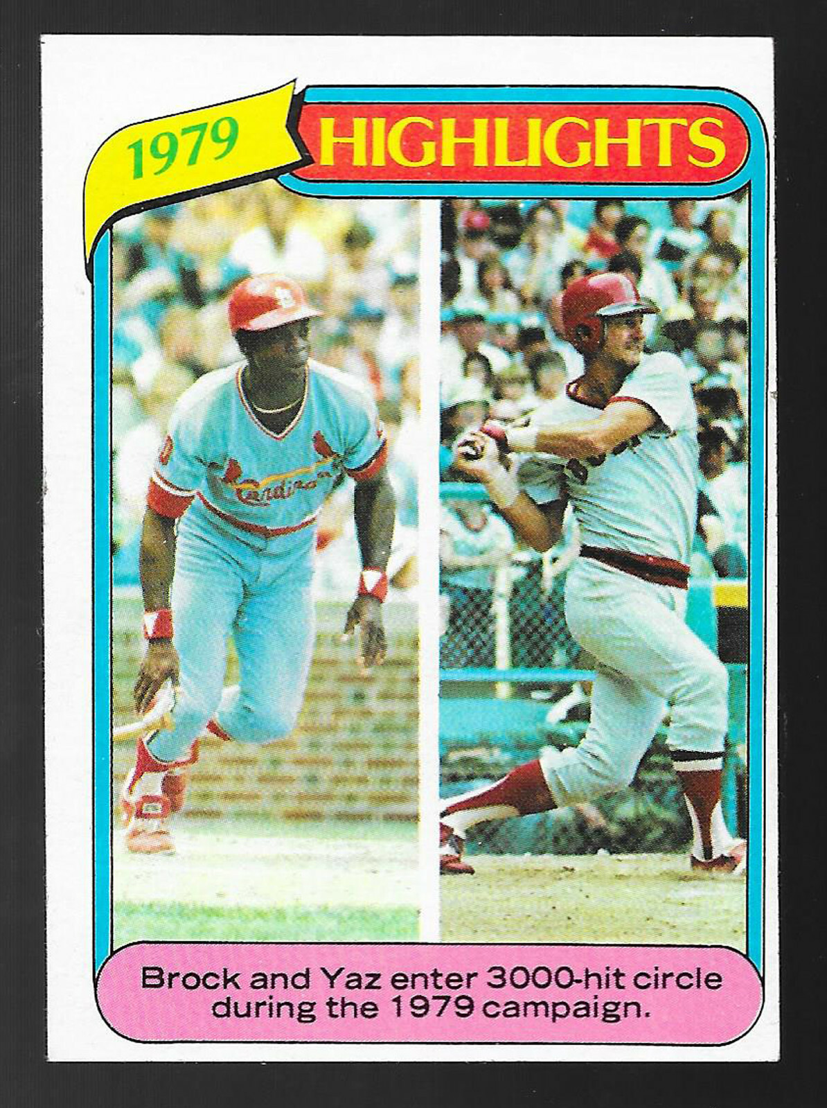 BASEBALL CARD SET BREAK MT NM 1980 TOPPS 1 1 LOU BROCK CARL
