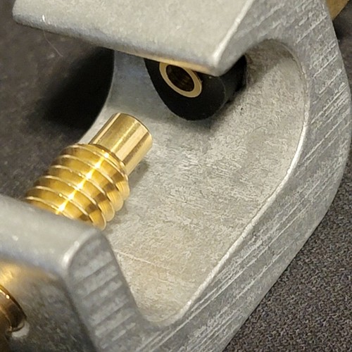 Saddle Valve Self Piercing 1/4" Aluminum Brass Fitting C-Clamp Style SVN6-14 NEW - Picture 7 of 12