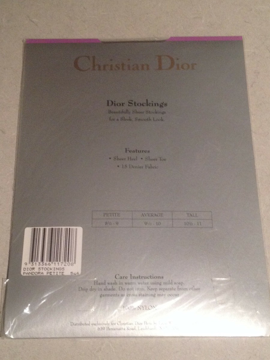 CHRISTIAN DIOR STOCKINGS - (MADE IN AUS) - SHEER - PANDORA - SIZE