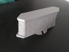 TT120 Gauge Twin Track Bridge Support Pier Model Railway Girder Support Stone