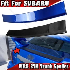 Lip Spoiler Under STI Trunk Spoiler Fit For Subaru Impreza WRX 3rd 08-14 Painted