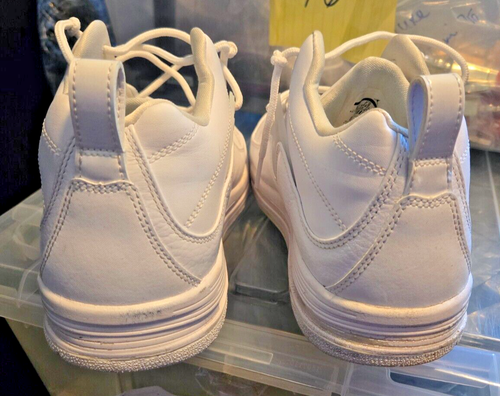 Sneakers Air Jordan Flight TR 97 Mid Triple bianche da uomo taglia 8,5 - Foto 4 di 6
