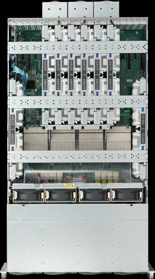 4U 24 Bay LFF SAS3 Storage Server QUAD CPU Xeon (96 Cores) 256GB 4x PCI-E X10QBI - Image 3 of 4