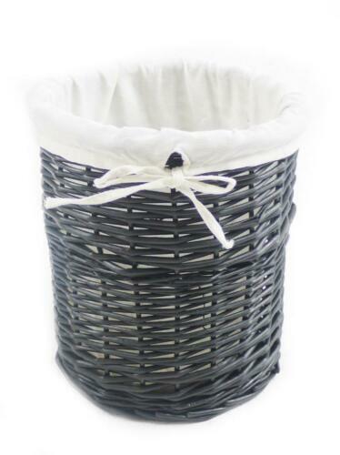 Panier à Linge En Osier Vintage – 60x40cm, 24cm De Haut – Bon état