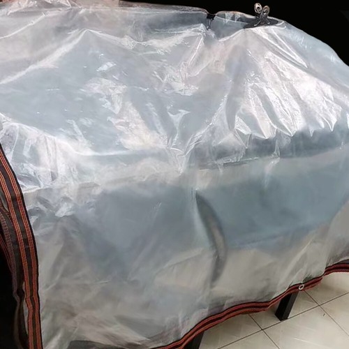 Polythene Sheeting Curtain Screen Tent Rain Plastic Cover Eyelet Every 1m Home - Foto 10 di 10