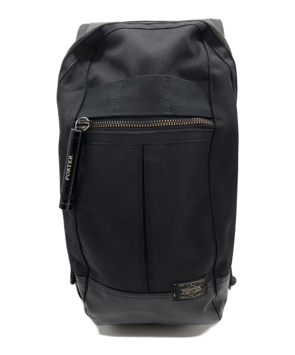 Yoshida Porter Heat Sling Shoulder bag Black 703-08000 From Yoshida Porter Heat Sling Shoulder bag Black 703-08000 From