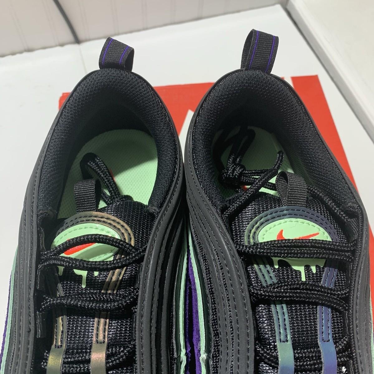 Nike Air Max 97 Halloween Slime 2020 DS Men's 9.5 Purple
